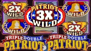 Triple Double Patriot Old School 3 Reel Casino Slot