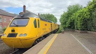 Classic HST Network Rail New Measurement Train, makes fairly rare appearance at Stockton 2 June 2024