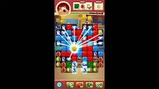 Toon Blast Level 8490 - NO BOOSTERS 🐻🐺🐱 | SKILLGAMING ✔️