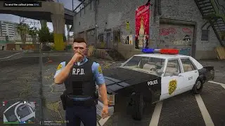 Gta 5 LSPDFR Episode: Racoon City Police Rookie Cop - Ford LTD Patrol #gta5 #gta #lspdfr