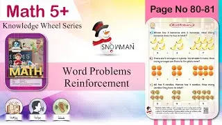 Math 5+ Knowledge Wheel Series | Page No 80 81 | Word Problems | Reinforcement | Math Prep Class