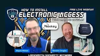 Installing Access Control Double Mag Lock Using NexKey Controller | Security Expert Wayne Winton