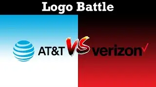 AT&T VS Verizon - Logo Battle