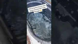 DIY Cold Plunge - keeping the water clean