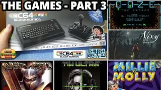 C64 Mini Black Edition &mdash; Игры, часть 3! Knight N Grail, MW Ultra, Millie & Molly, Nixy & Ooze