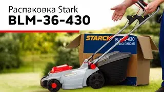 Распаковка аккумуляторной газонокосилки Stark BLM-36-430 &ndash; Первая встреча!