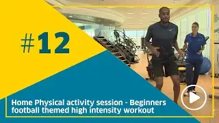 Home Physical activity sessions- Beginners football themed high intensity workout-Abdulkarim Hassan