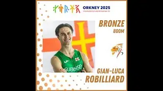 Gian-Luca Robilliard - 800m Bronze - Orkney Island Games 2025
