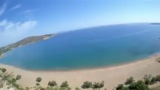 Kouremenos Beach. Paramotor Flight. (Muses Villas)