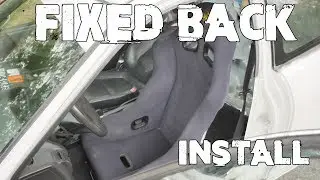 Project Integra Momo Fixed Back Racing Seat Install Episode 27