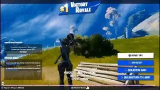 Fortnite my first victory royale! Killing machine.