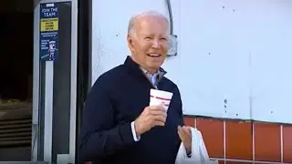President Biden orders Cook Out tray and milkshake
