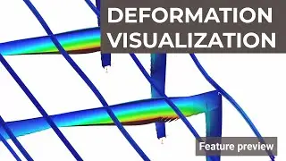 Smooth and realistic deformation representation of 7DOF beam FE results