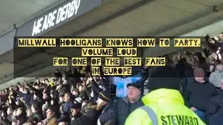 Millwall Hooligans know how to party. Volume loud for my favourite fans in Europe 🏴󠁧󠁢󠁥󠁮󠁧󠁿 ⚽ 📢 🍺 🦁