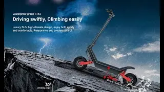 CRONY X10 Dual Moto Max Rang 80KM + App Folding E-Scooter