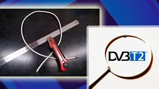 Jak zrobić antenę DVB T2 / Prosta antena telewizyjna zr&oacute;b to sam do telewizji cyfrowej w 5 minut