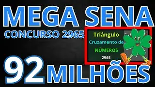 Mega Sena 2965: Estudo Revela Dezenas Fortes para o Sorteio de R$ 92 Milh&otilde;es