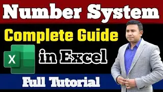 Complete Guide to Number System in MS Excel | BDS Computer