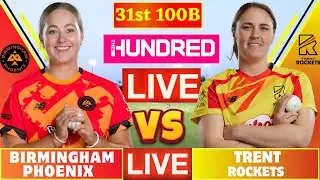 🔴Trent Rockets Women vs Birmingham Phoenix Women, 31st Match Live Score | The Hundred | TREW vs BRMW