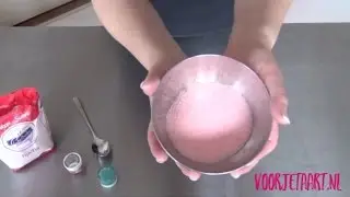 Kleuren van suiker (Roze) - VoorJeTaart.nl