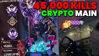 0.1% Crypto Main achieves 45,000 Kills in Apex Legends
