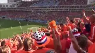 WK 2014 Nederland vs Chili - doelpunt Depay