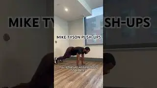 Mike Tyson Push-Ups! #motivation #homeworkout #shorts