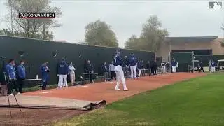 Dodgers phenom Roki Sasaki throws first live batting practice session 佐々木 朗希