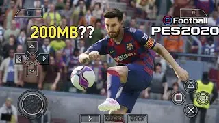 PES 2020 PPSSPP LITE 300MB Camera PS4 Android Offline Best Graphics Latest Transfers Update 2020.