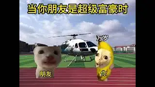猫meme的日常-当你的朋友是超级富豪！！！ #猫meme  #猫meme小剧场 #猫meme剧场 #内容过于真实 #搞笑