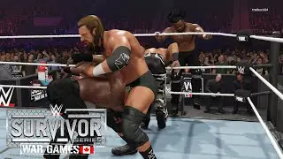 WWE2K25 D Generation X vs New Day (champion vs champion) SURVIVOR SERIES WARGAMES 