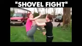 Shovel fight