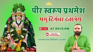 🔴 पीर स्वरूप प्रथमेश प्रभु दिगंबर दत्तात्रेय | प. पू. श्री छोटेदादा | नवनाथ धाम, बिलिमोरा#chhotedada