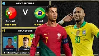 DLS 22  | Portugal 🇵🇹 vs 🇧🇷 Brazil | FIFA WC|Dream League Soccer 2022 Gameplay