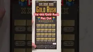 Panning for Gold  $30 Lotto  Multiplier #scratchers #scratchofftickets #fun