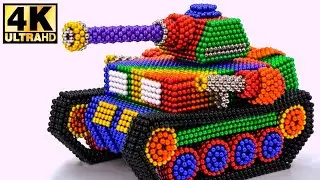 DIY How To Make Tank From Magnetic Balls | Sscreative Videos 4K