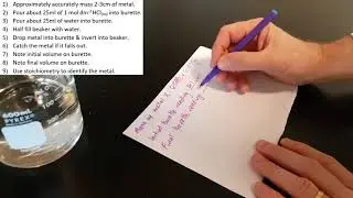 Quick Lab: Identification of Mystery Group 2 Metal