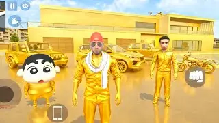 Franklin and Shinchan Built a Golden City | Indian Theft Auto Simulator Bangla | Bangla Gameplay
