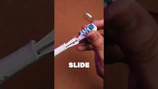 Как заменить насадки на электрической зубной щетке Oral-B Cross Action 🪥 #howto #oralb #electrict...