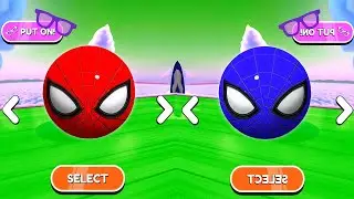 🤑🏁Sky Rolling Ball 3D Vs Reversed Gameplay SpeedRun Max Level 355