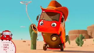 Buster the Cowboy Cartoon! | Red Buster | Bus Cartoon | Fun Kids Cartoon Video