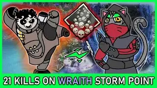 WRAITH 21 ELIMINATIONS ON STORM POINT TRIOS?! (ft. CptKungFu)