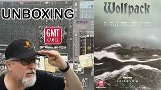 Wolfpack (2024) | Mike Bertucelli | GMT Games | Ben Hull | Board Game | 1 - 4 Players | Unboxing