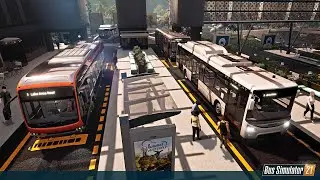 Bus simulator 21 first look and start. first mission! gameplay ep, 01