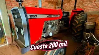 Encontramos un tractor con menos de 1000 horas de trabajo, MASEEY FERGUSON.