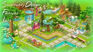 Sanctuary design Festival ideas | hayday #hayday 