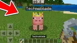 Minecraft TechnoBlade Pig Crown Tribute Is Here! (Addon)