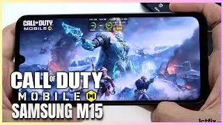 Samsung Galaxy M15 Call of Duty Mobile Gaming test CODM | Dimensity 6100+, 90Hz Display