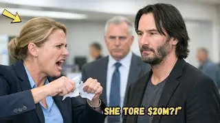 Bank Manager Tore Up Keanu Reeves&rsquo; $20M Check &mdash; Seconds Later Her Boss Called Him &ldquo;Sir&rdquo; True Story.