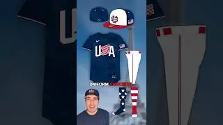 Team USA Olympic baseball uniform concept #baseball #mlb